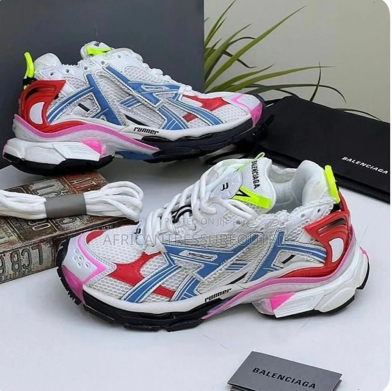 Balenciaga Runner Panelled Design of Mesh and Nylon Collection
