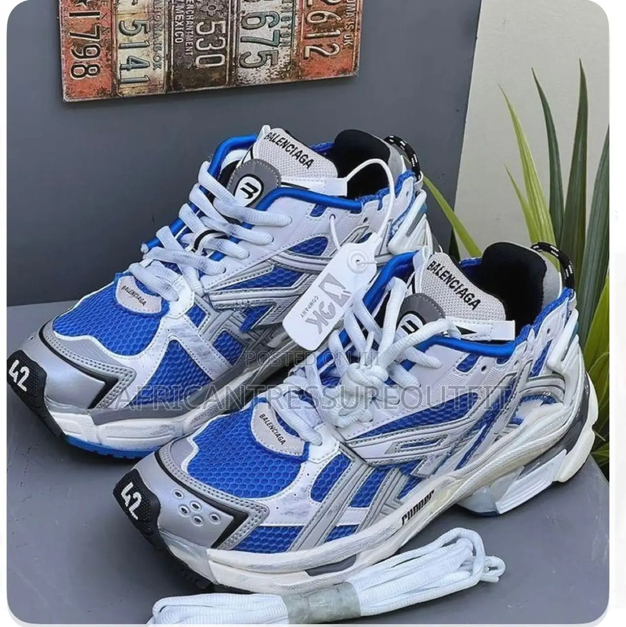 Balenciaga Runner Panelled Design of Mesh and Nylon Collection