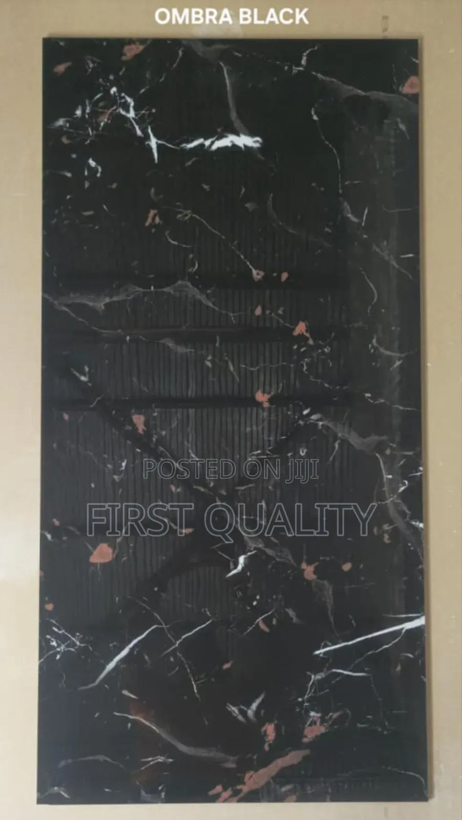 Floor Tiles 60x120cm Ombra Black