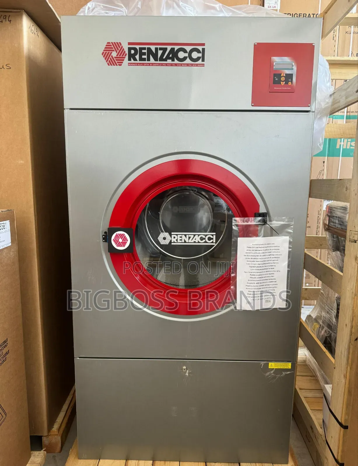 Italian Renzacci - Commercial Tumble Dryer Machines R 55 Plus _ 25kg
