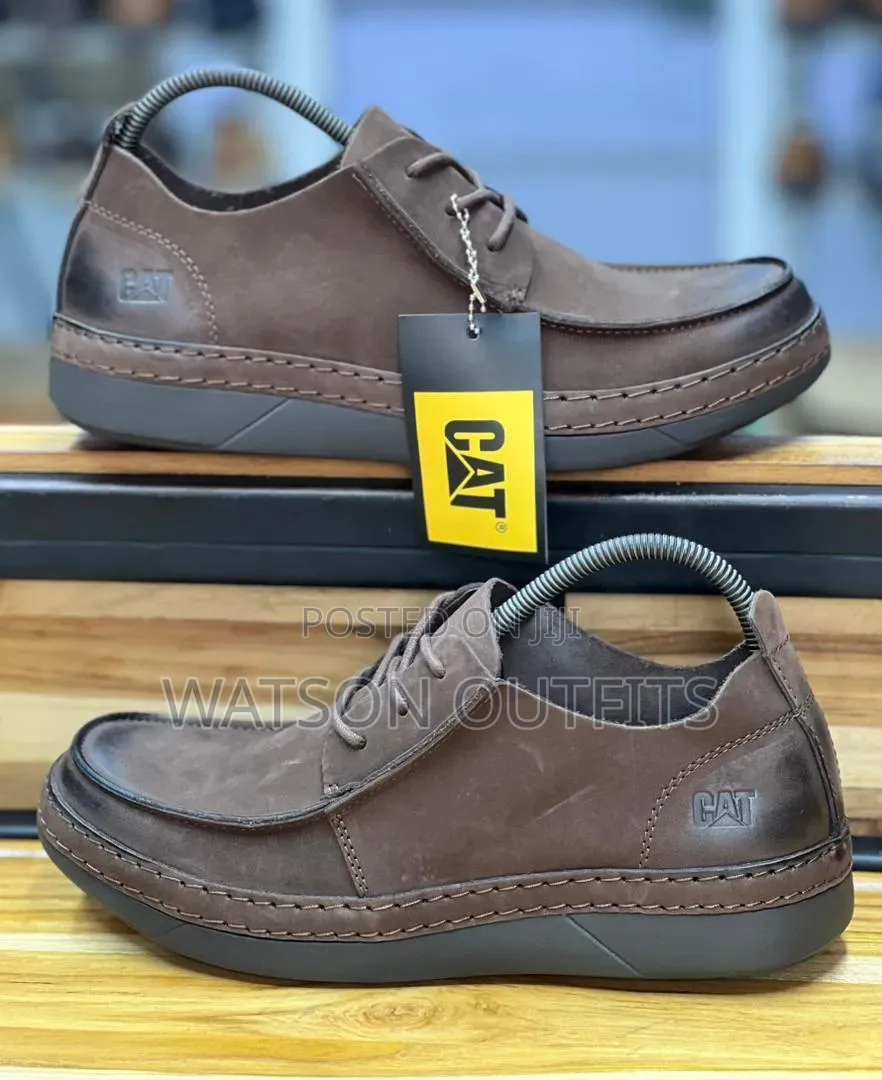 Men's Leather Shoes Caterpillar Nicely and Smartly Branded