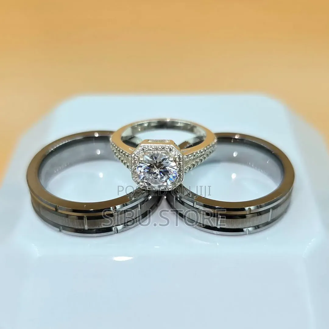 A Set of Pure Silver Rings