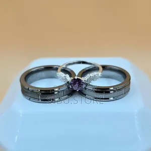 A Set of Pure Silver Rings