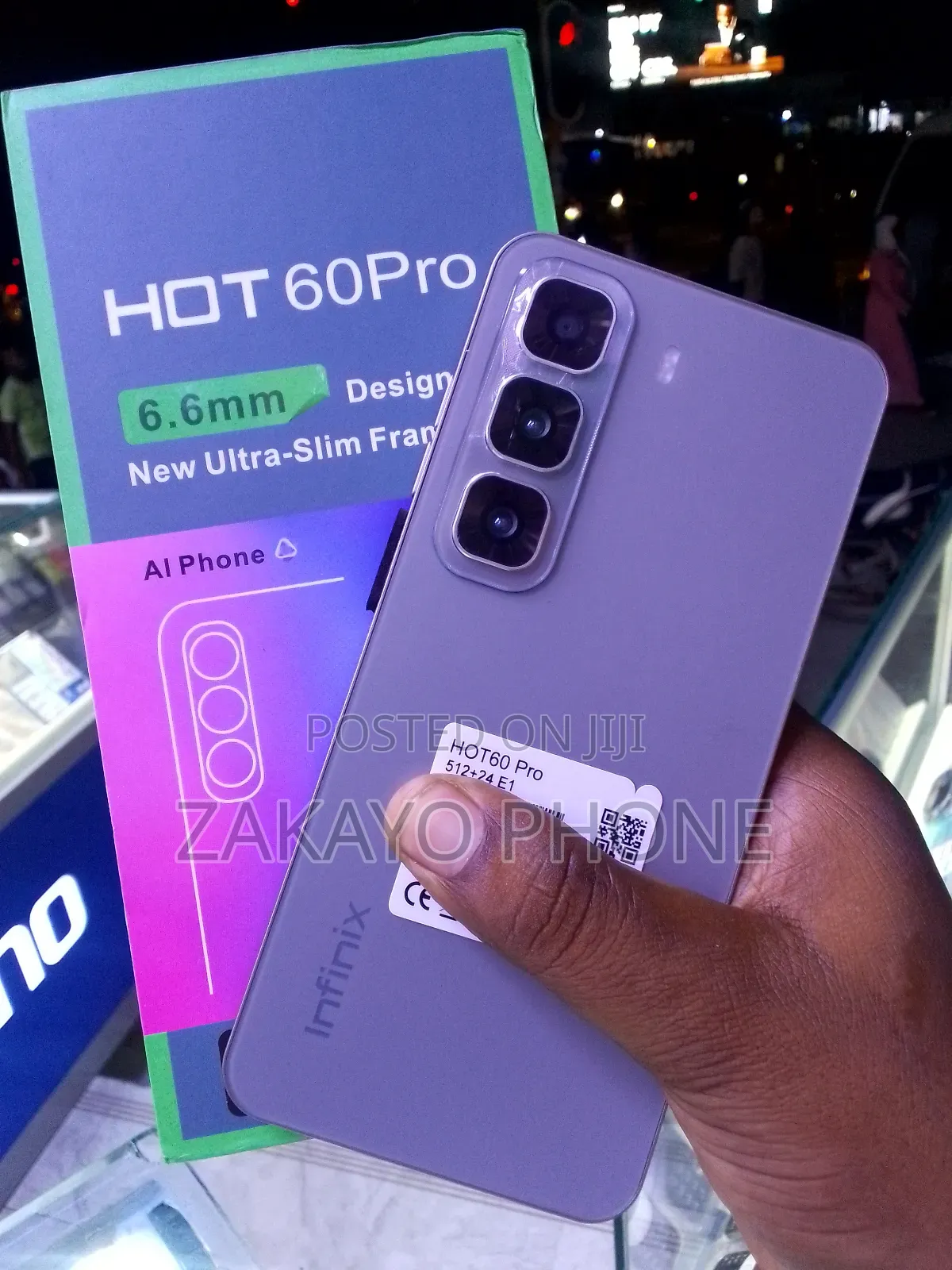 New Infinix Hot 60 Pro 256 GB