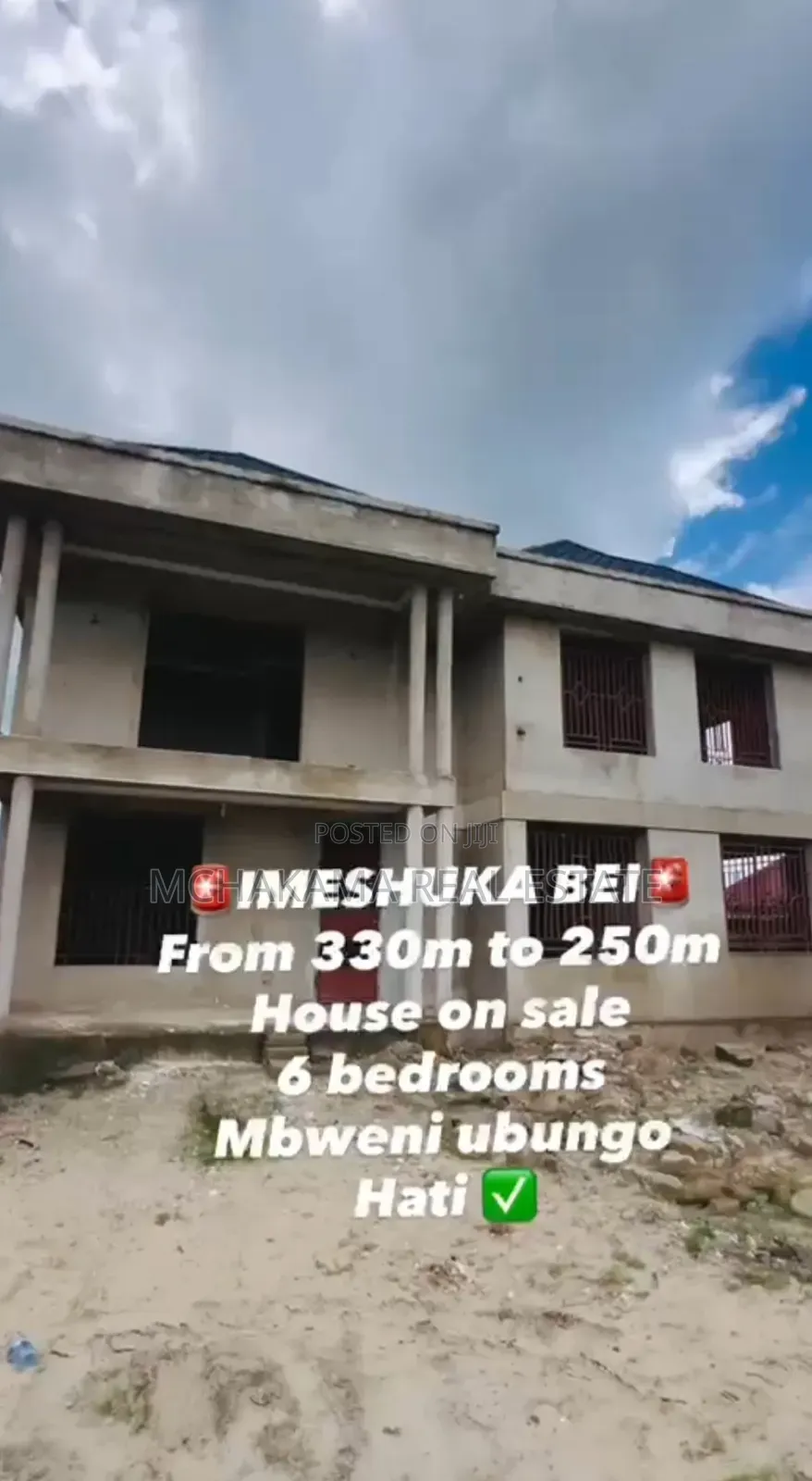 6bdrm Block of Flats in Mchakama Real Estate, Mbweni for sale