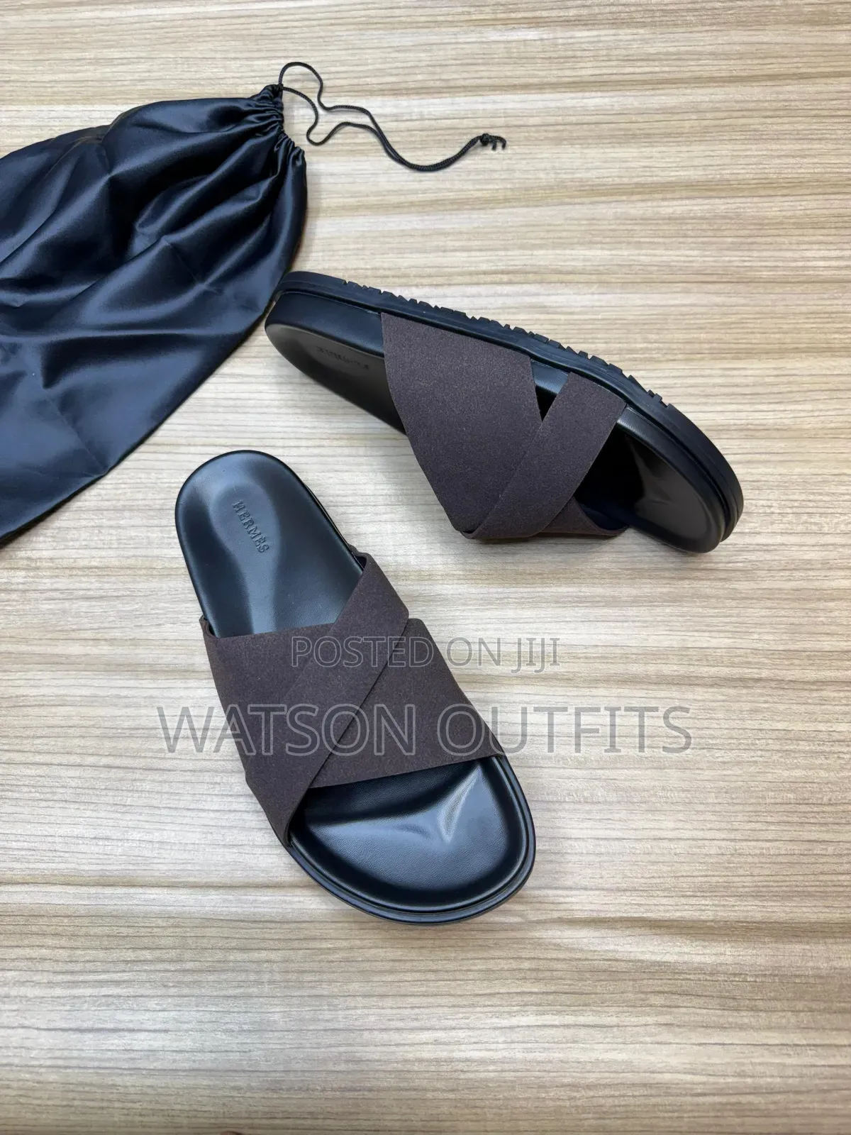 Men's Leather Open Shoes or Sandals or Open Footwears Hermes Branded