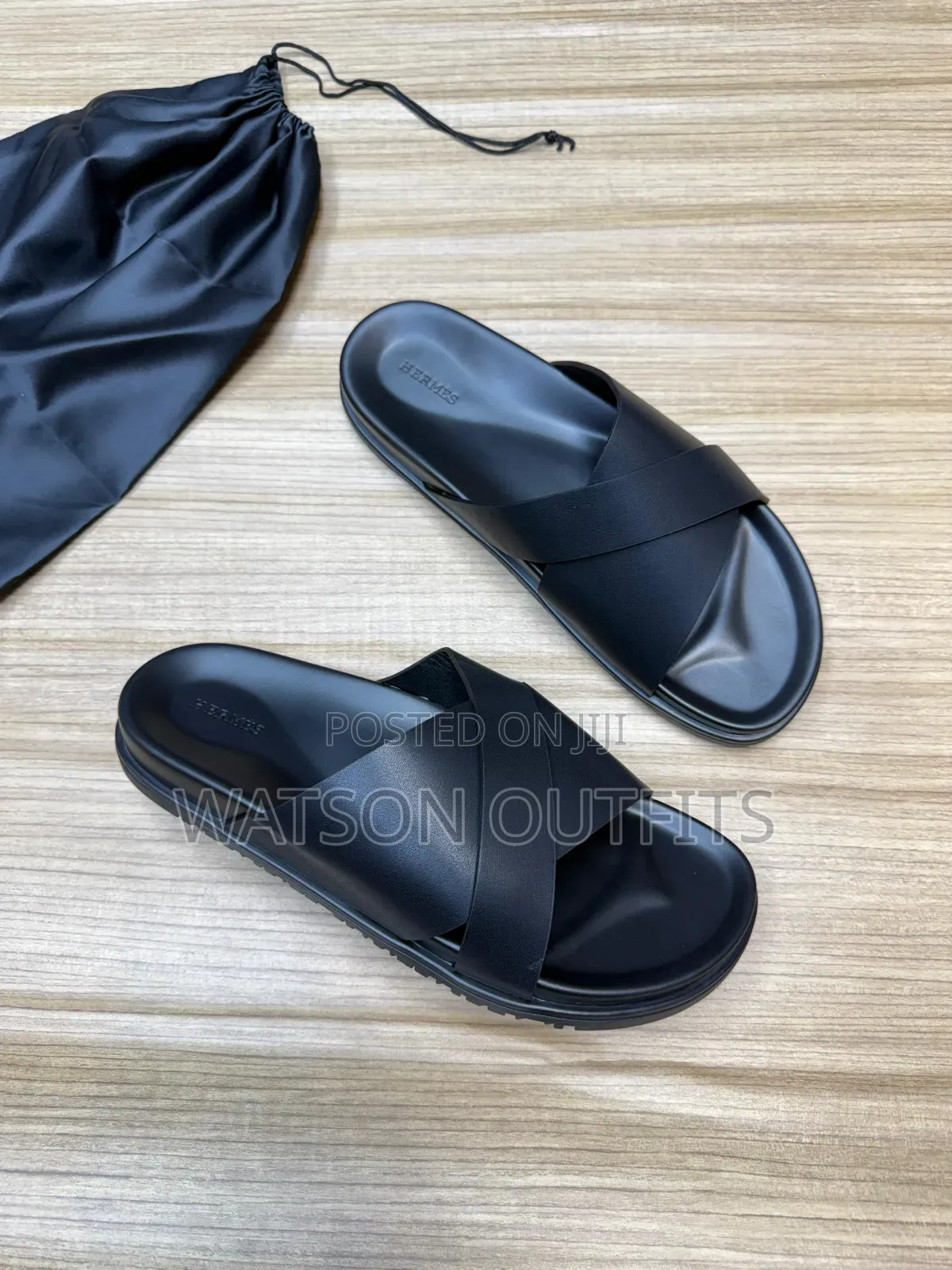 Men's Leather Open Shoes or Sandals or Open Footwears Hermes Branded