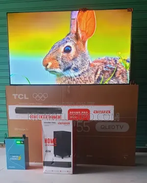 TCL 55" Qled Tv With Aiwa Sound Bar