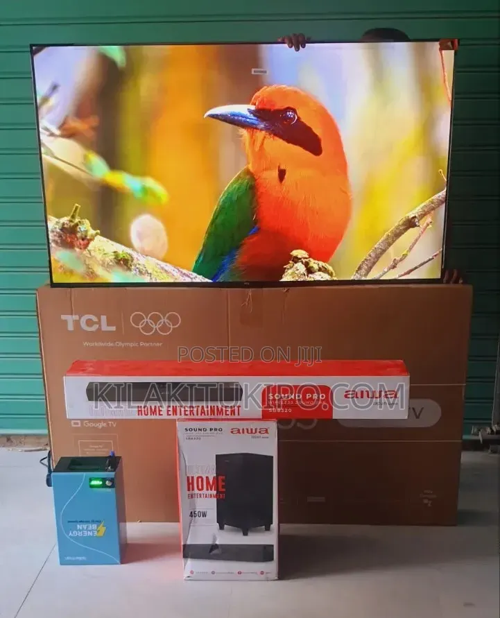 TCL 55" Qled Tv With Aiwa Sound Bar
