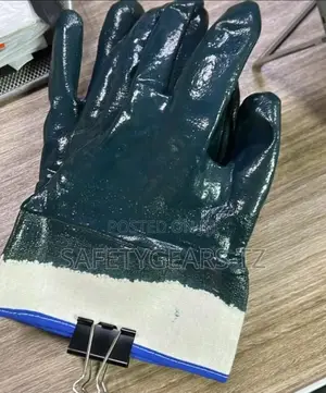 Nitrile Coated Pvc Buiders Tough Gloves