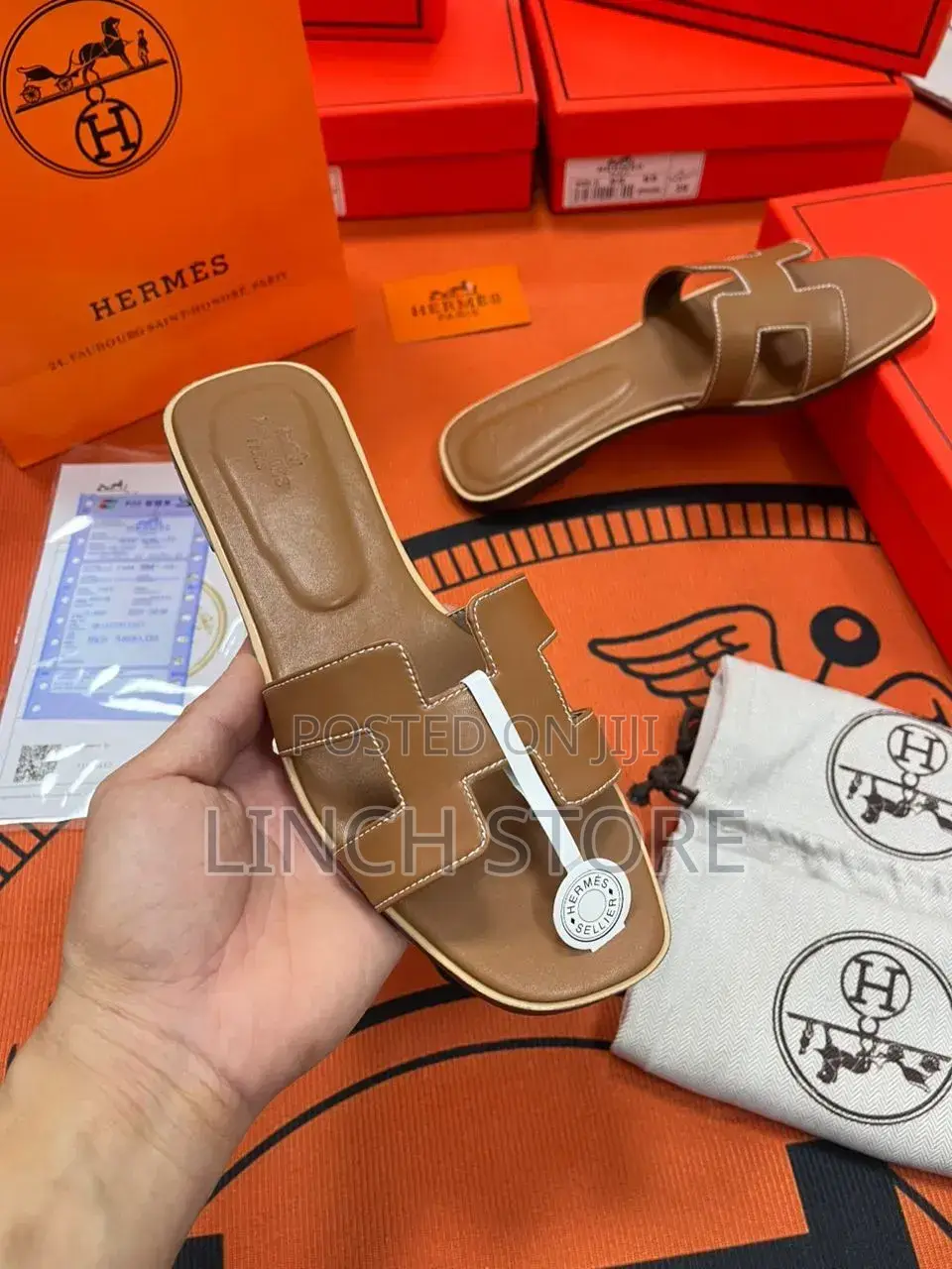 Original Hermes Slippers(Full Boxed)