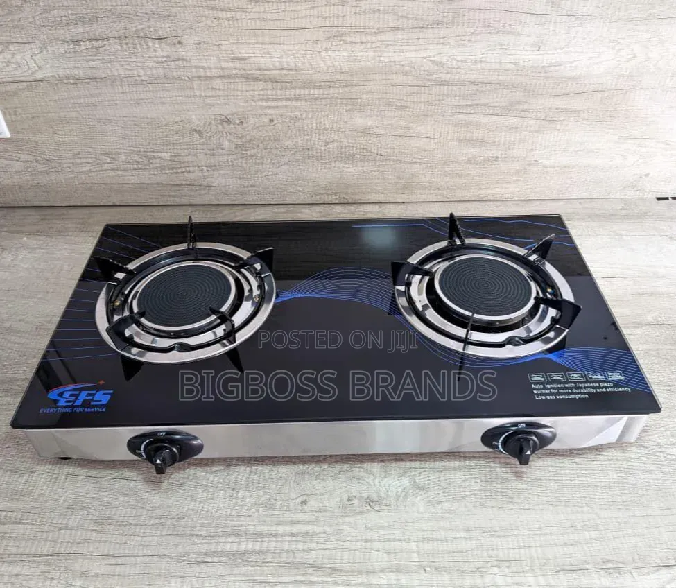 Efs Jiko Kioo Plate 2 [2 Burners]