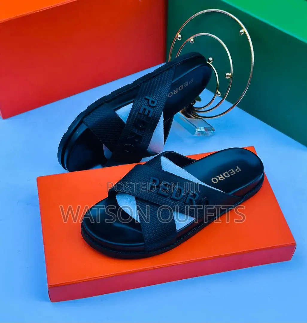 Men's Leather Open Shoes or Sandals Pedro Fantastically Branded