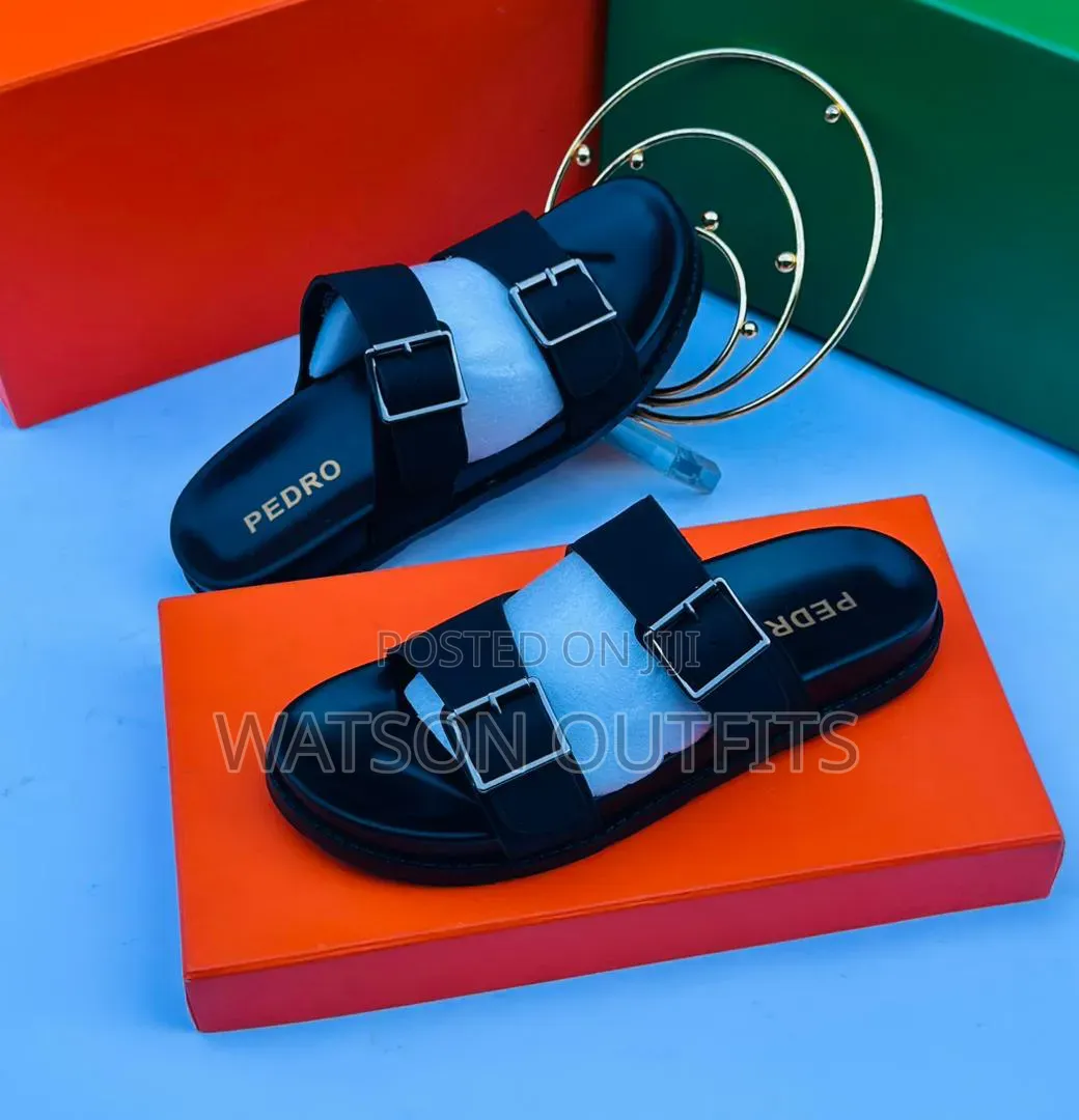 Men's Leather Open Shoes or Sandals Pedro Fantastically Branded