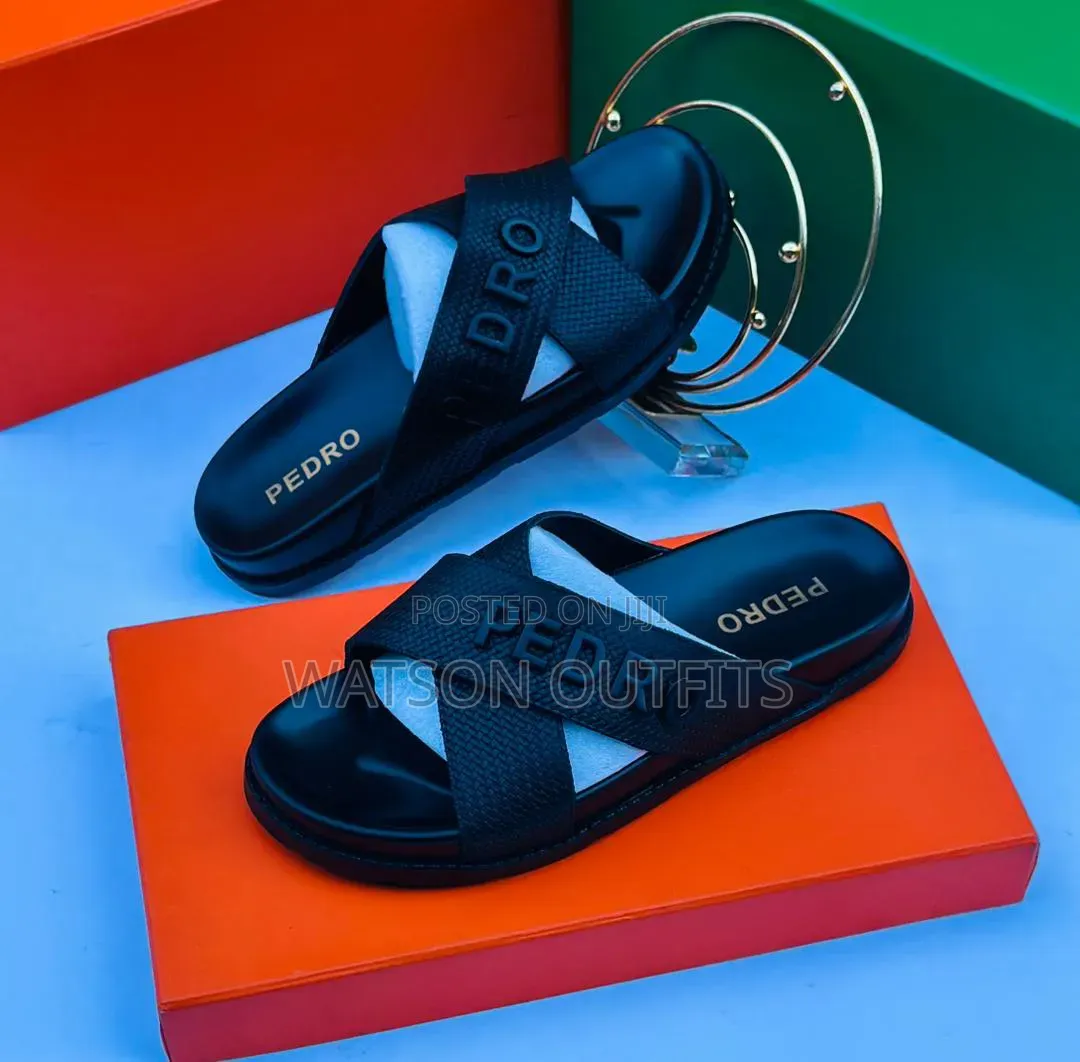 Men's Leather Open Shoes or Sandals Pedro Fantastically Branded