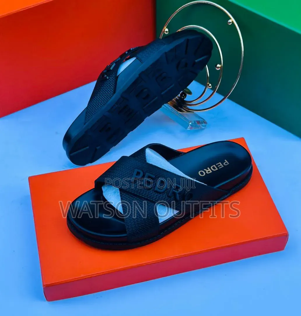 Men's Leather Open Shoes or Sandals Pedro Fantastically Branded