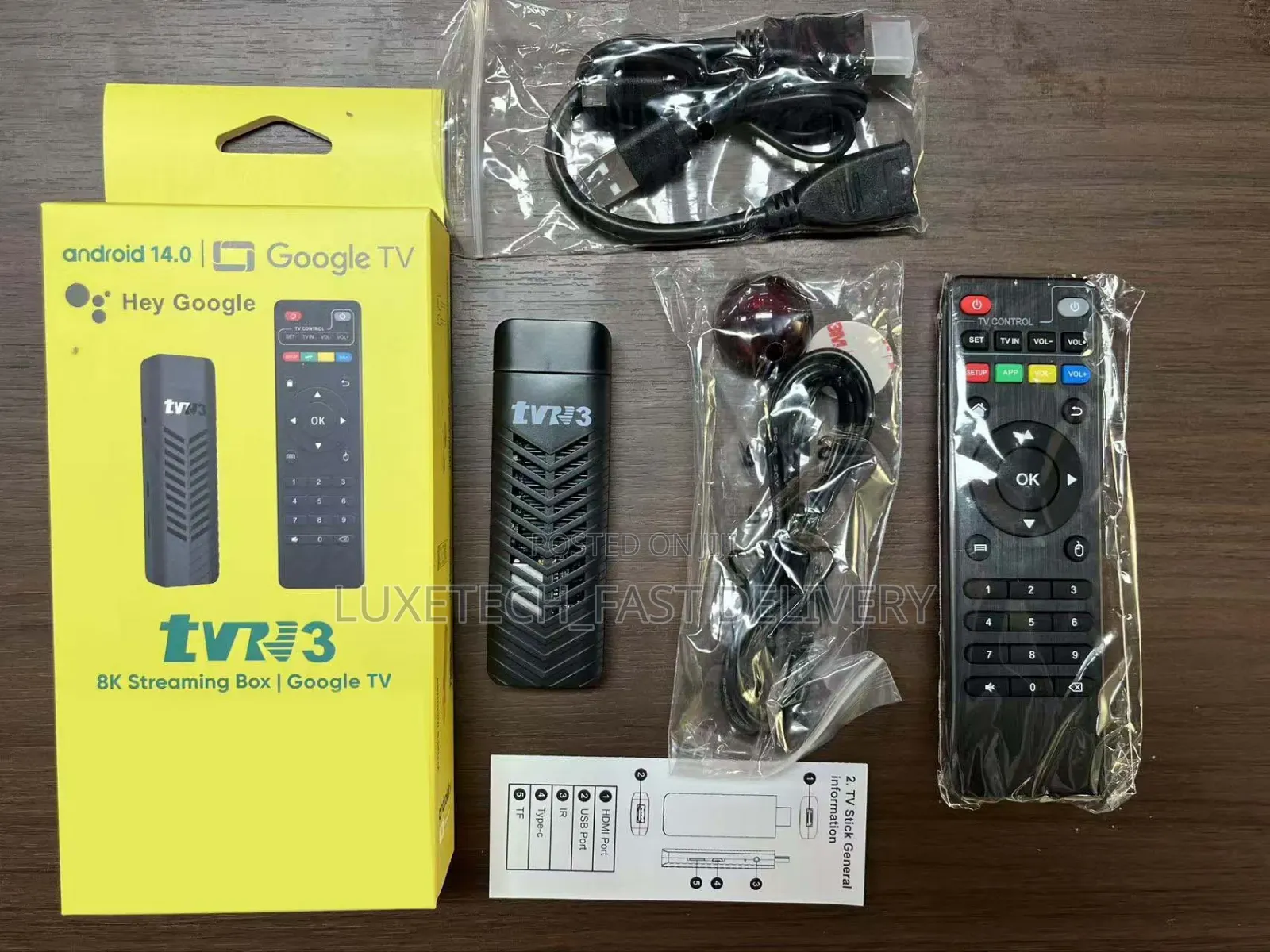 Tvr3-s Android Tv Stick (Makes Televisions Smart)