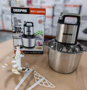 Geepas Multi Chopper 800w 5l Stainless Steel Double Blade
