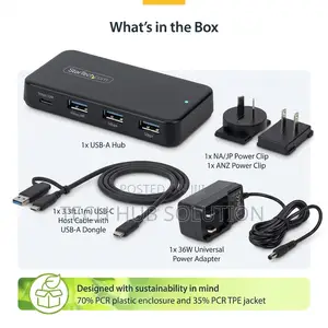 Type-C Usb 4-Port Hub Usb 2.0