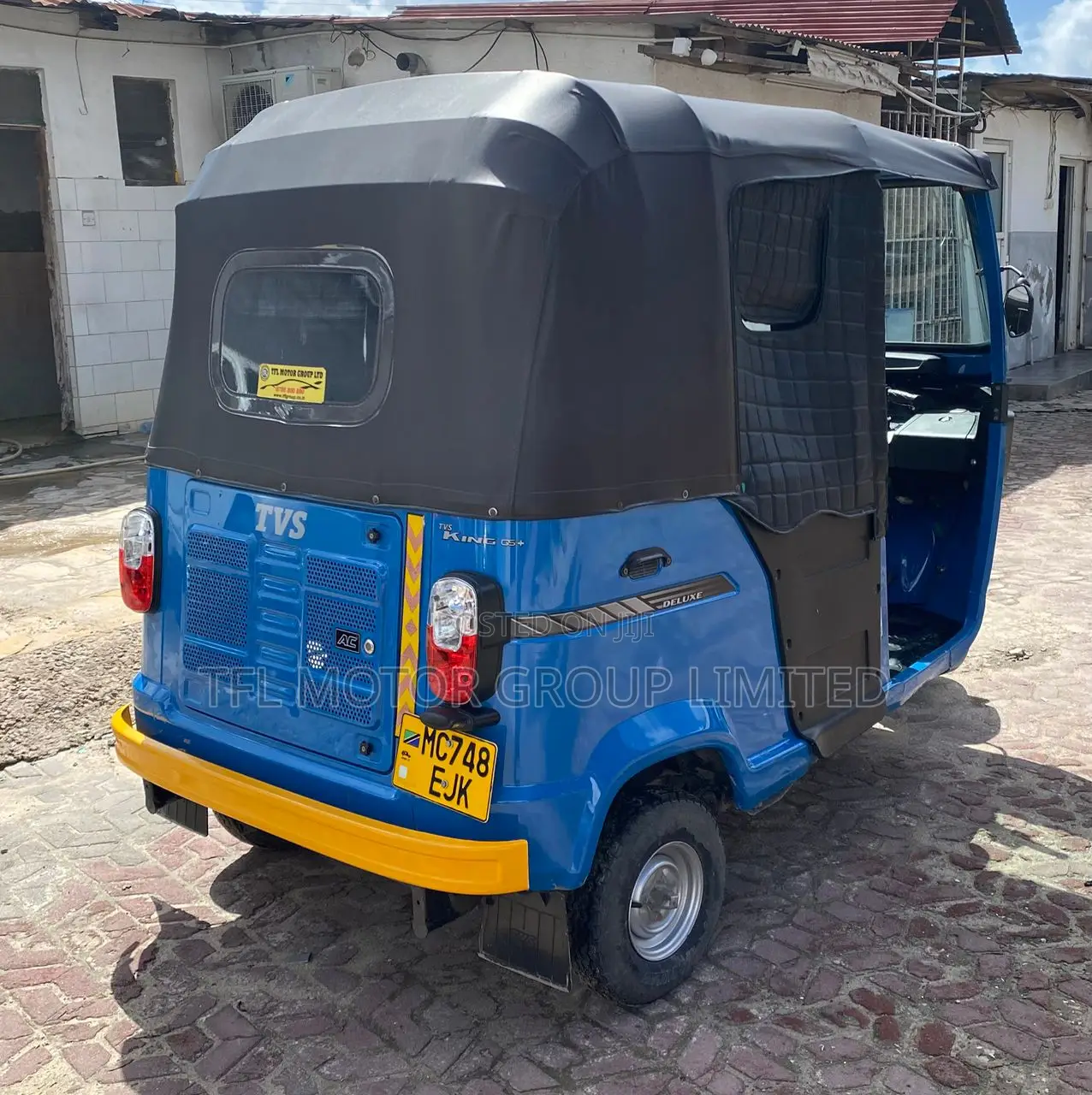 TVS King Deluxe Plus iTouch Start 2024 Blue