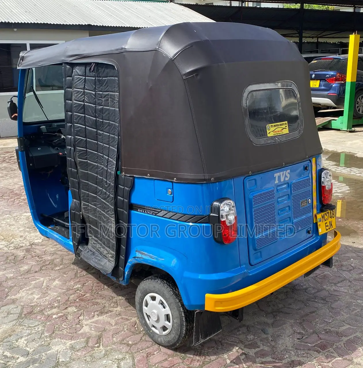 TVS King Deluxe Plus iTouch Start 2024 Blue