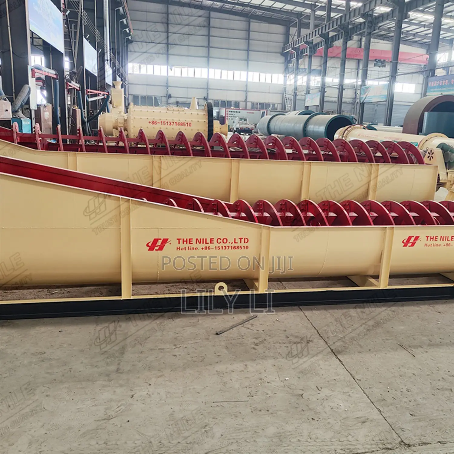 Screw Classifier for Separating Fine and Coarse Mineral Ore