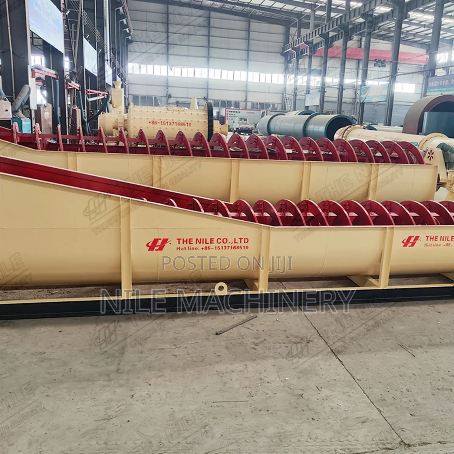 Screw Classifier for Separating Fine and Coarse Mineral Ore