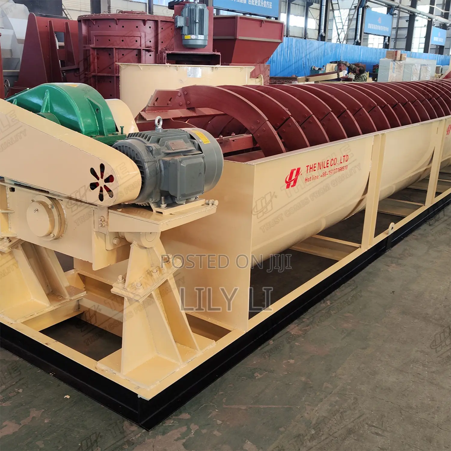 Heavy Duty Screw Separator for Mining Ore Dewatering
