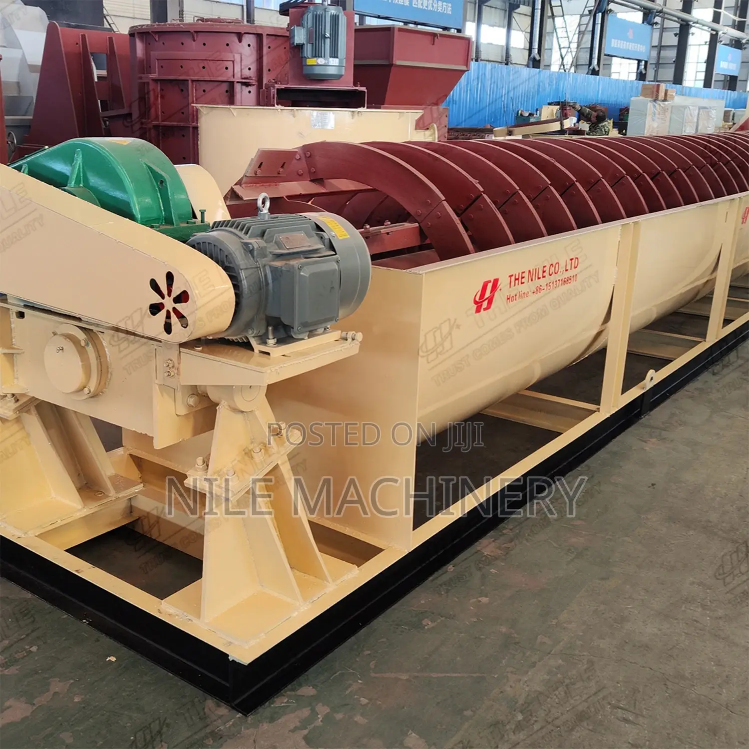 Heavy Duty Screw Separator for Mining Ore Dewatering