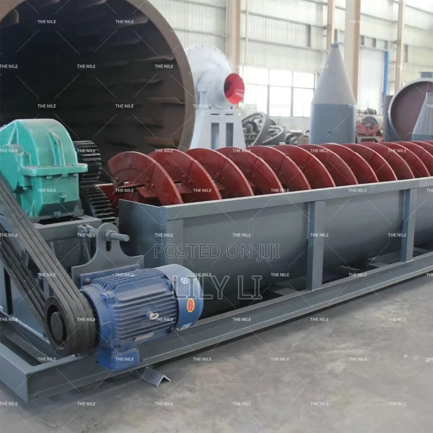 Screw Classifier With Stable Operation for Mining Worksite