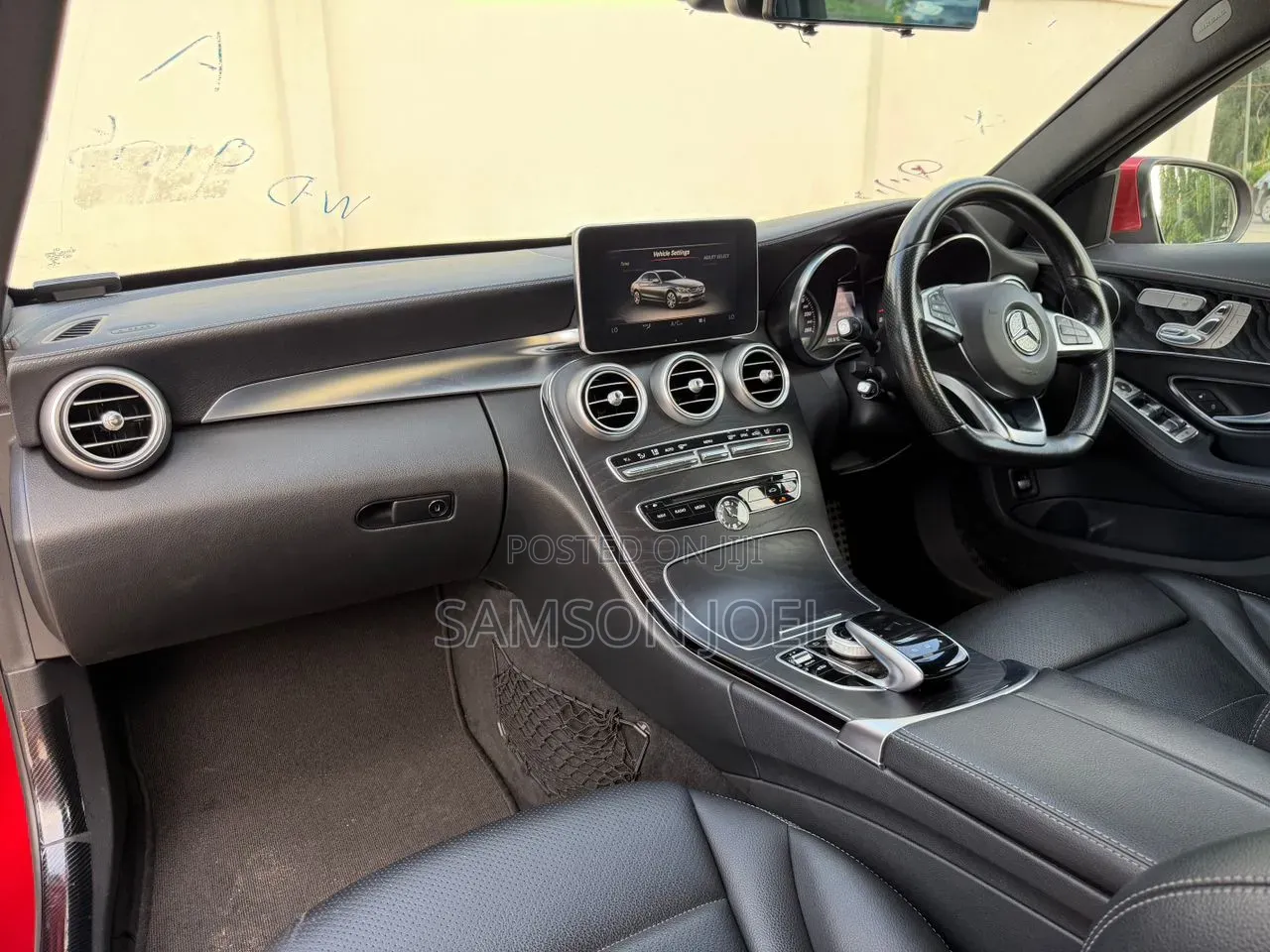 Mercedes-Benz C200 2015 Red
