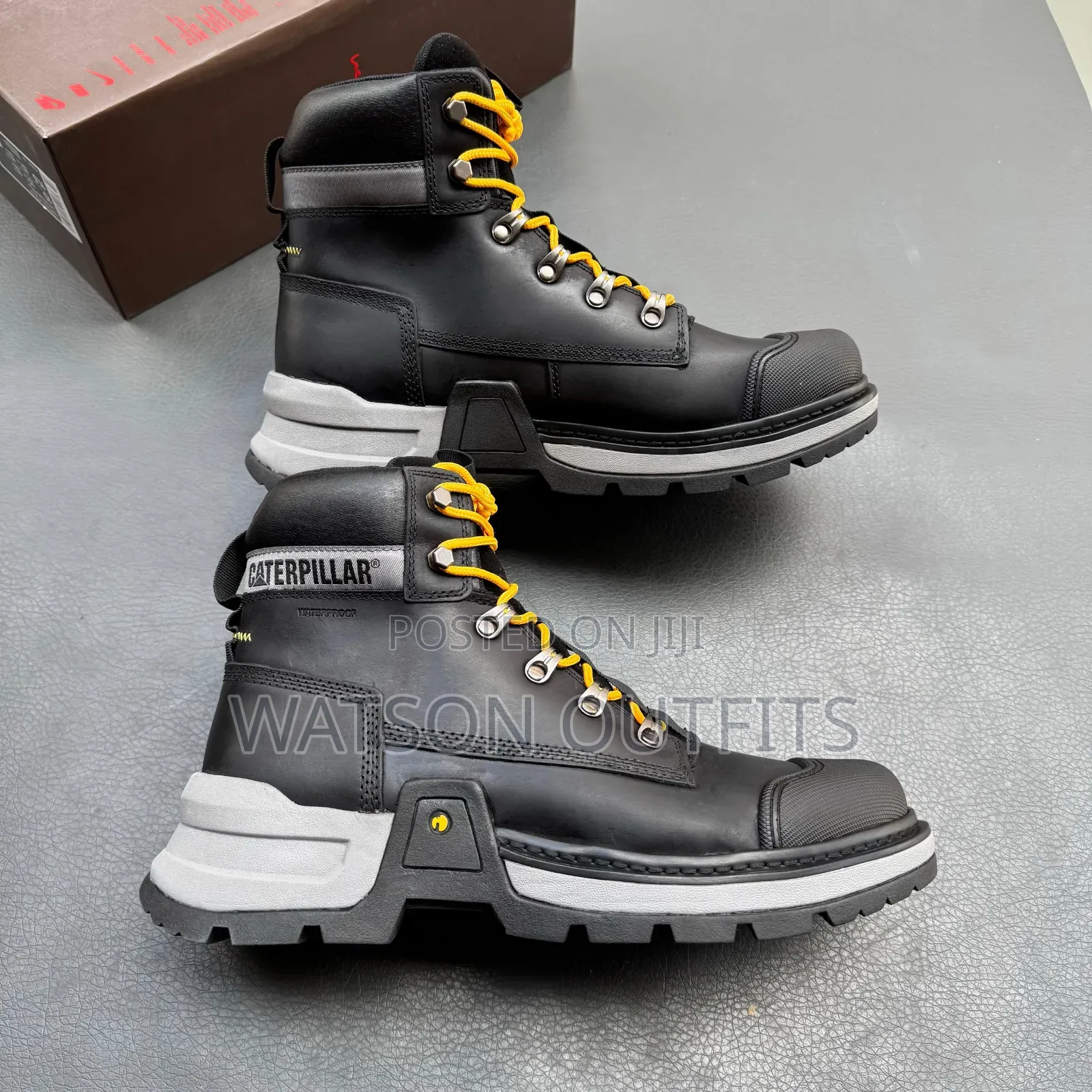 Men's Leather Boots or Shoes Cat or Caterpillar Totally Quality