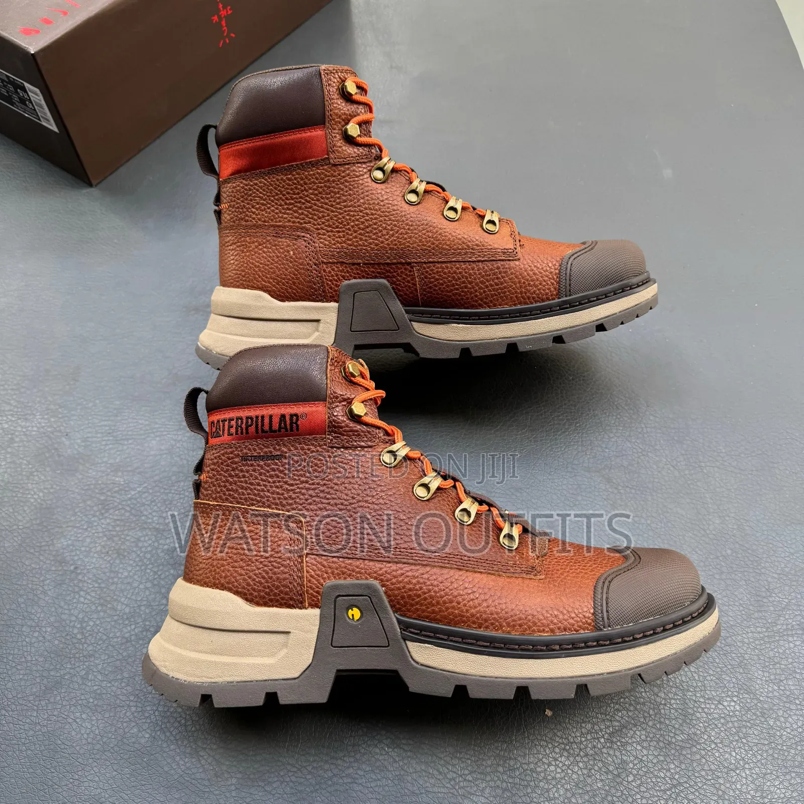 Men's Leather Boots or Shoes Cat or Caterpillar Totally Quality