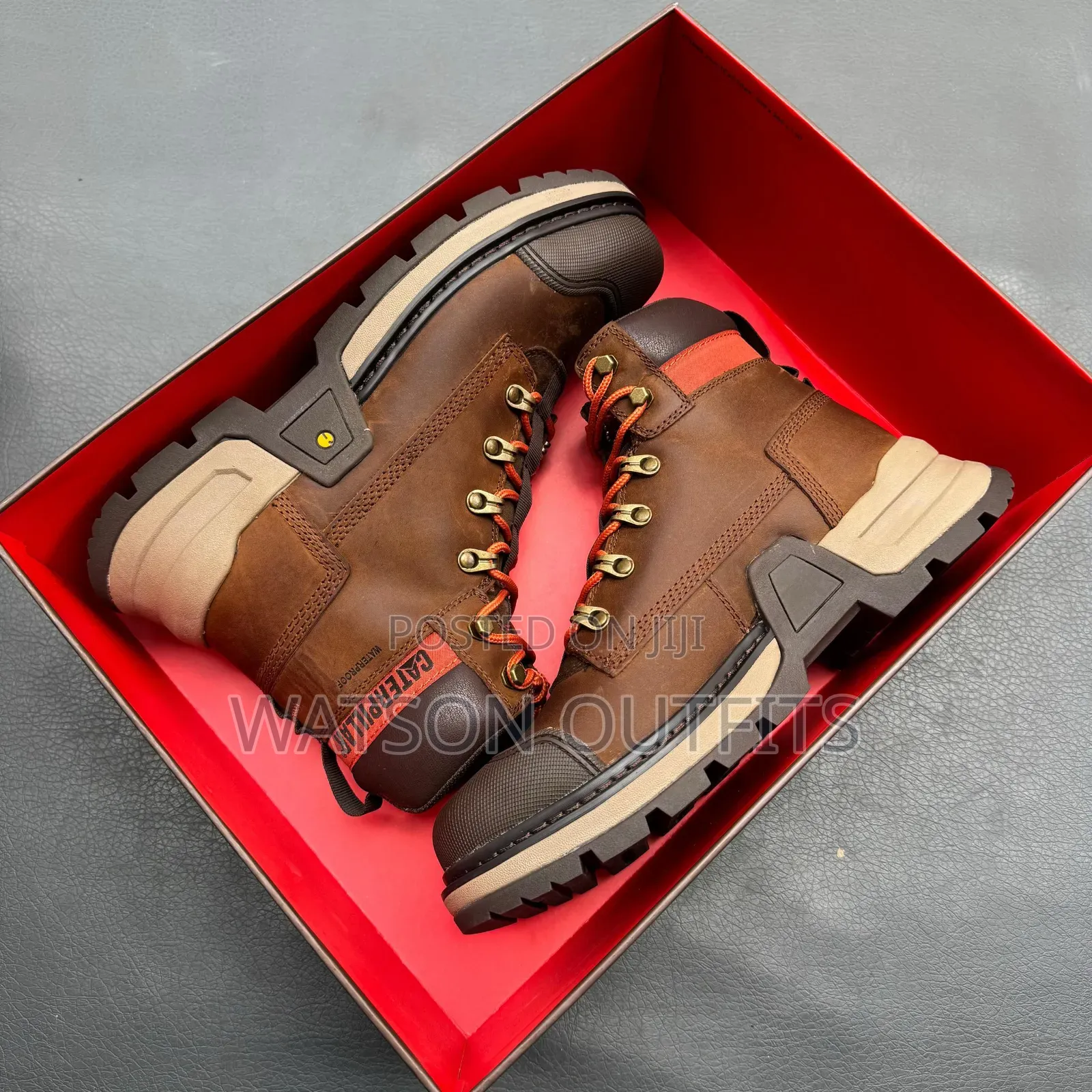 Men's Leather Boots or Shoes Cat or Caterpillar Totally Quality