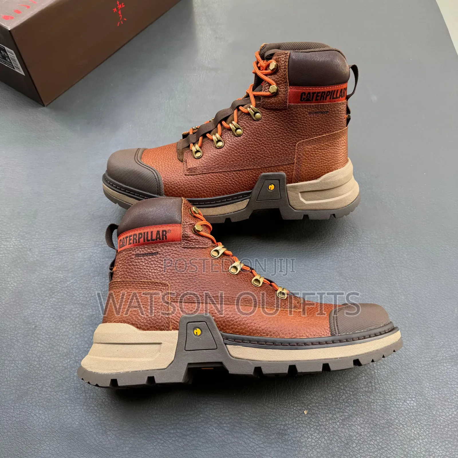 Men's Leather Boots or Shoes Cat or Caterpillar Totally Quality