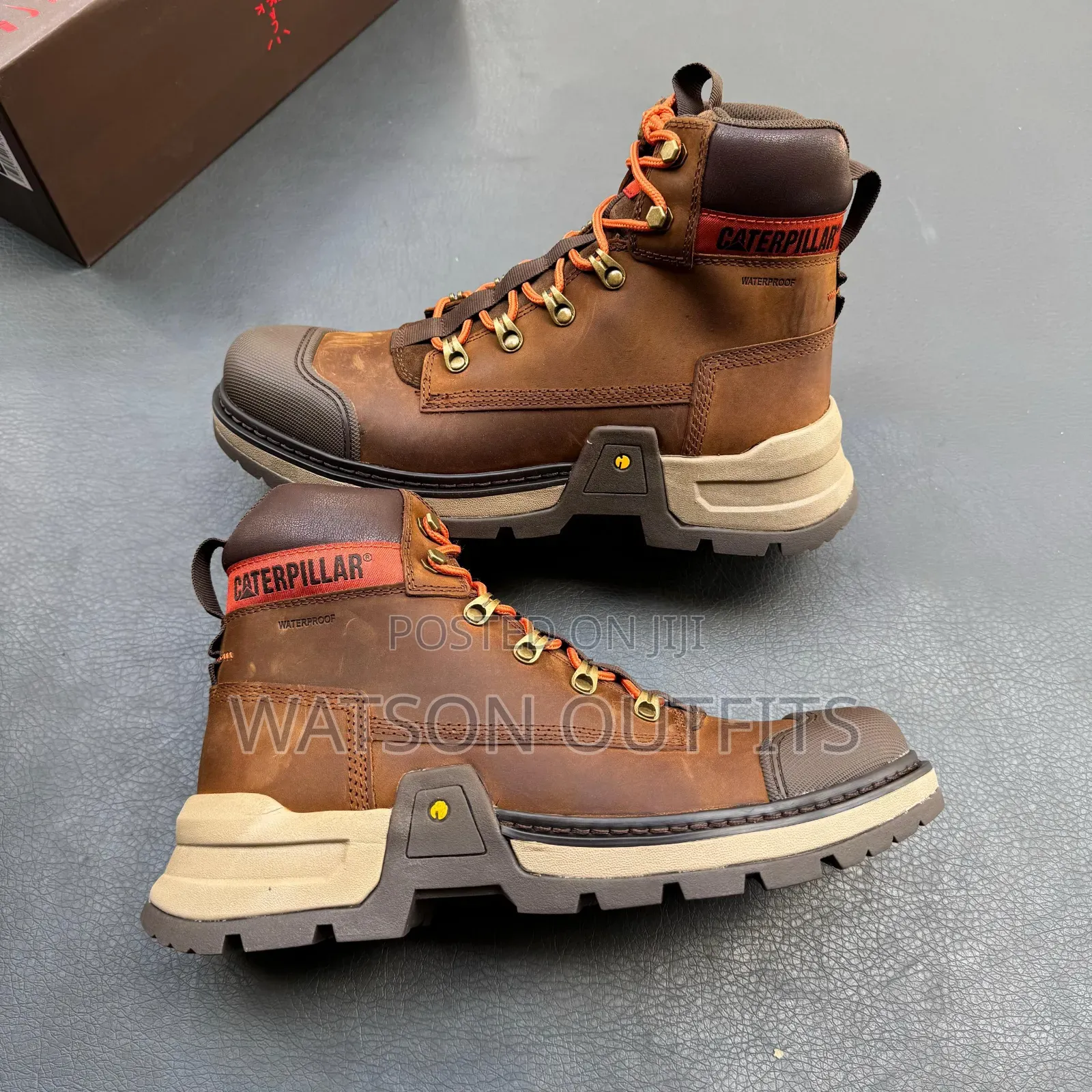 Men's Leather Boots or Shoes Cat or Caterpillar Totally Quality