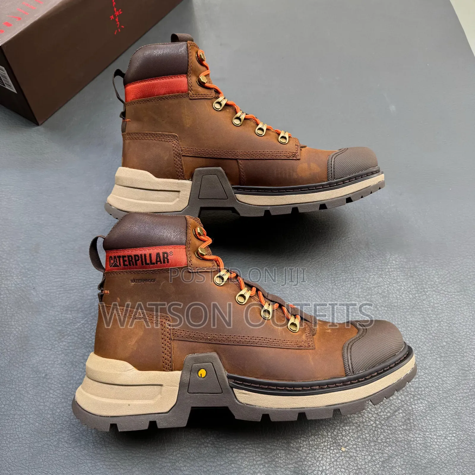 Men's Leather Boots or Shoes Cat or Caterpillar Totally Quality