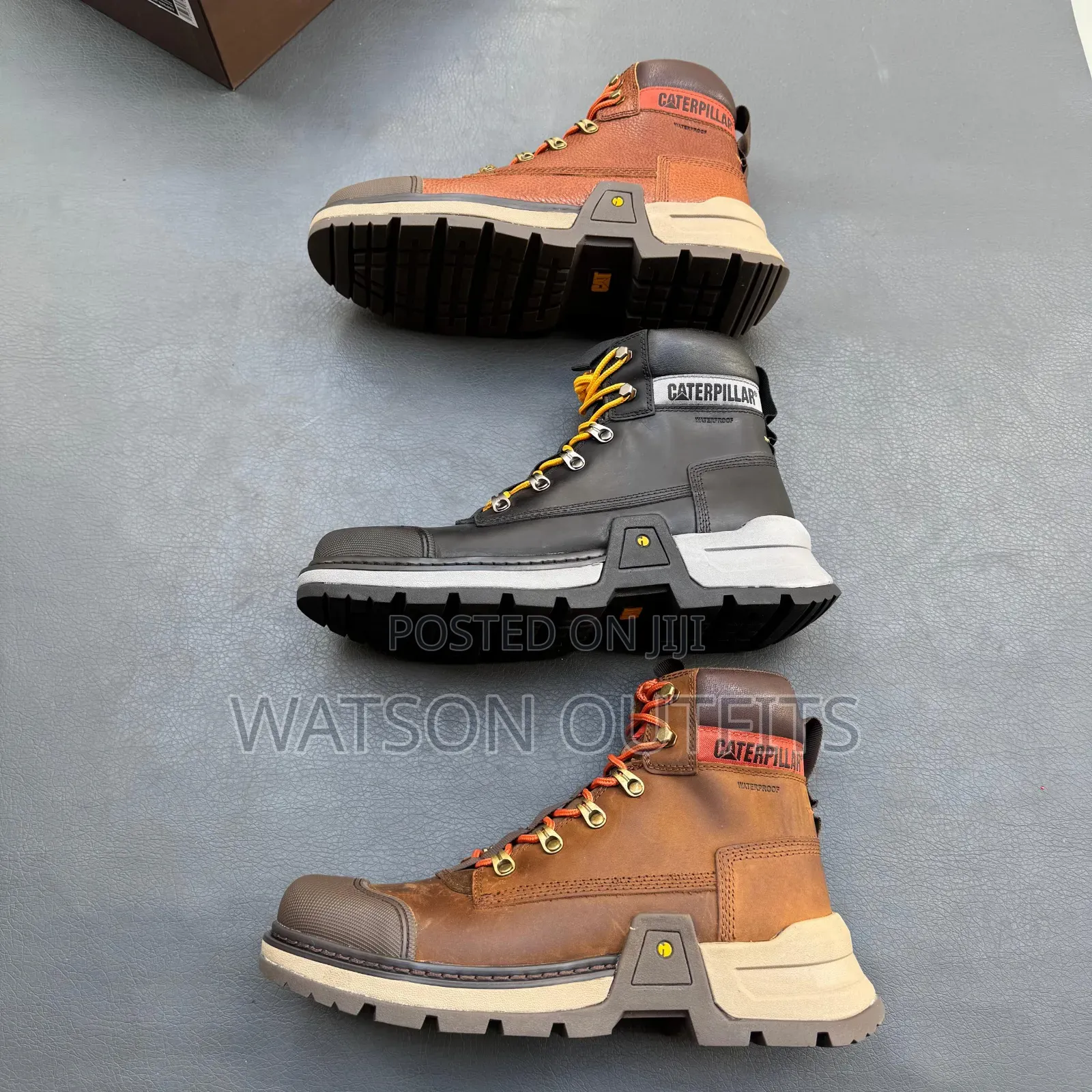 Men's Leather Boots or Shoes Cat or Caterpillar Totally Quality