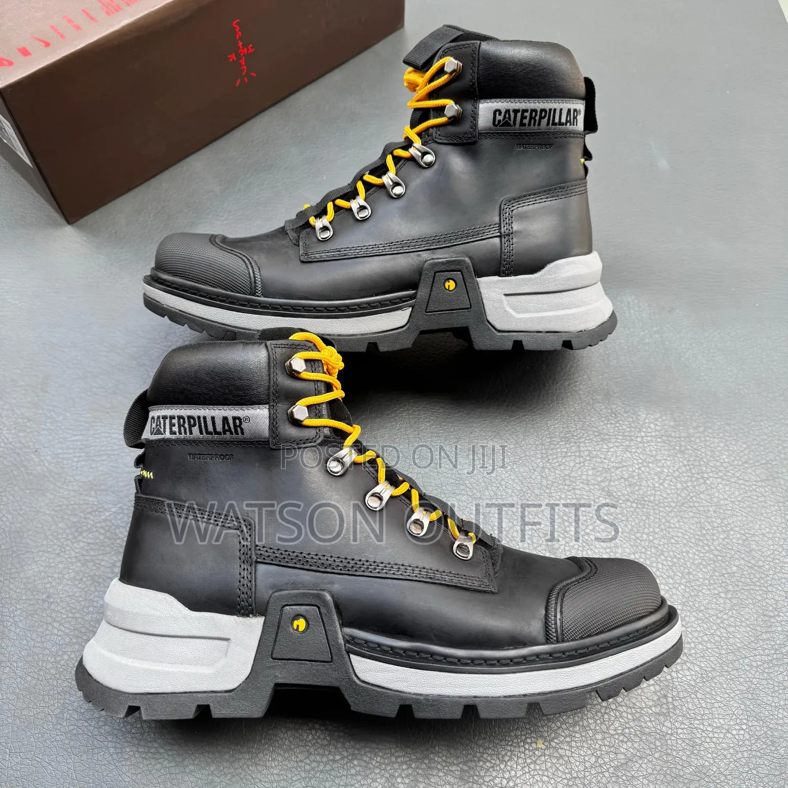 Men's Leather Boots or Shoes Cat or Caterpillar Totally Quality