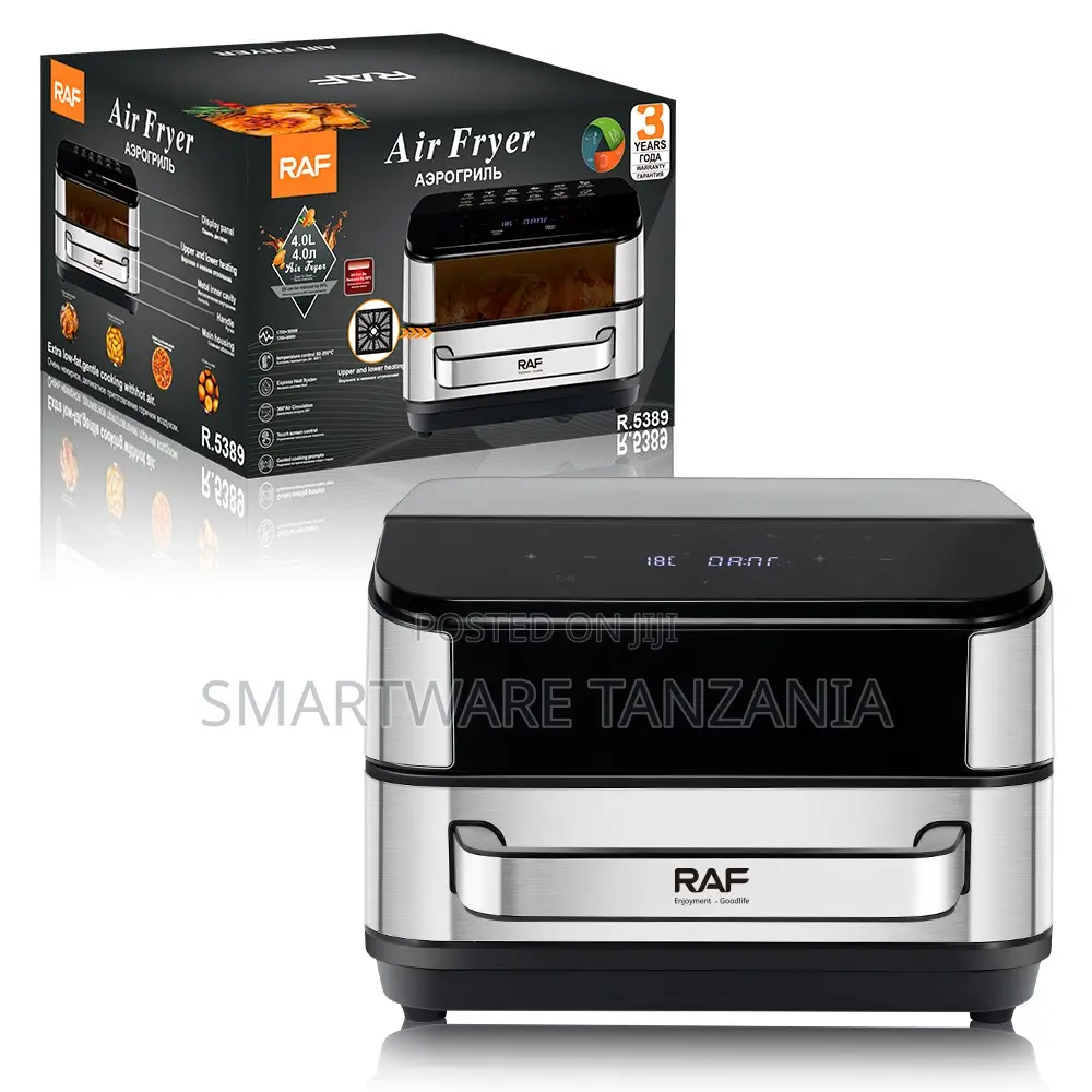 Raf 4l Smart Air Fryer Oven With Dual Heat And Led Display