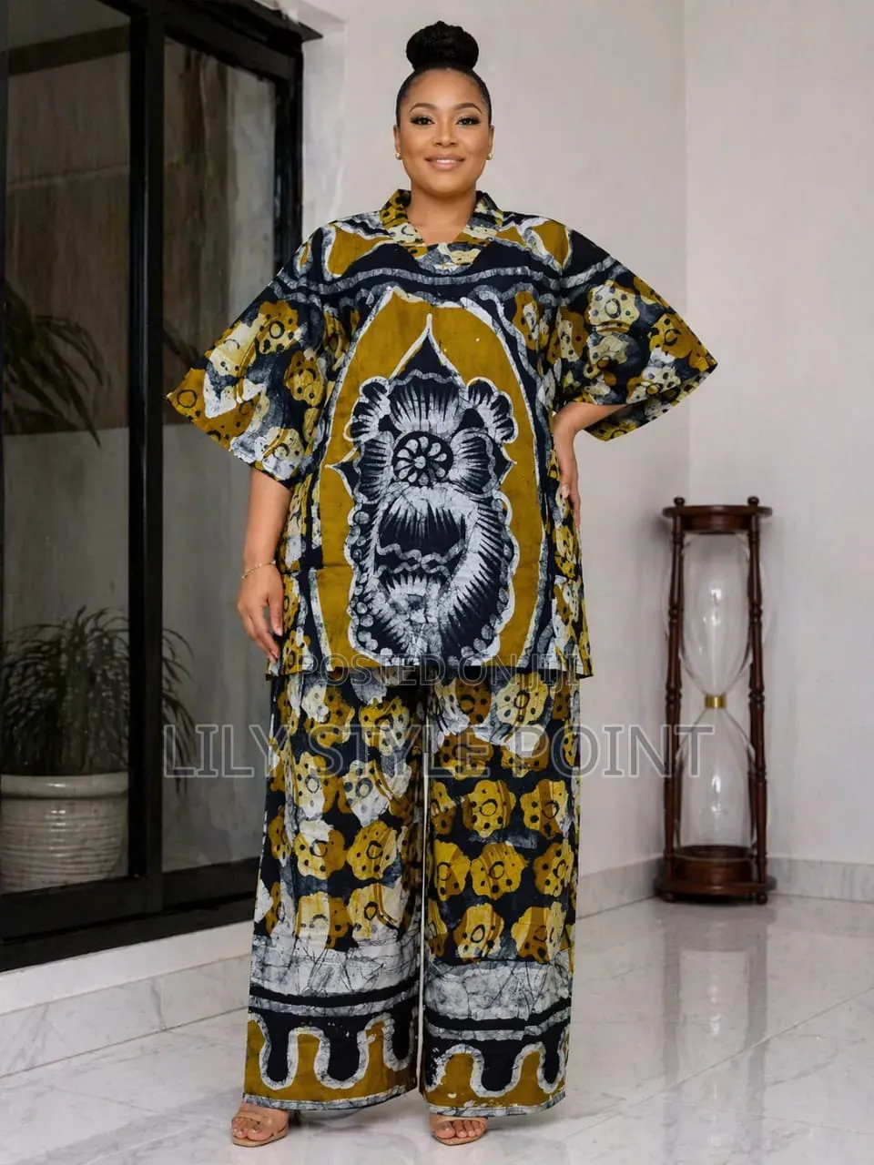 2pcs Womens Cotton Batiki