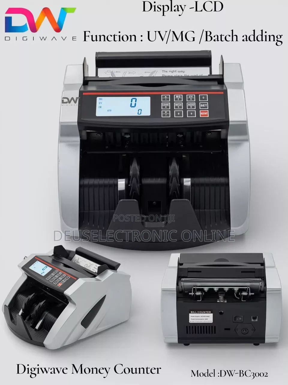 Digiwave Money Counter* *Machine Model*•Dwbc-3003