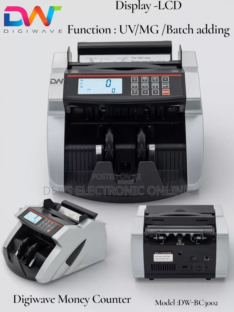 Digiwave Money Counter* *Machine Model*•Dwbc-3003