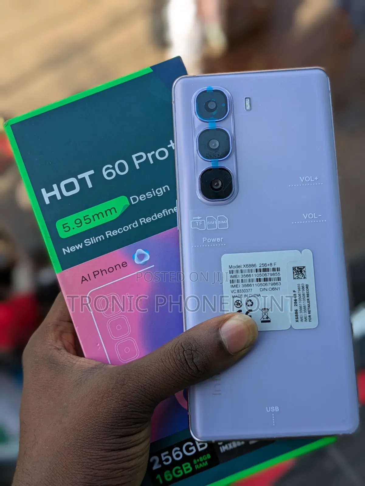 New Infinix Hot 60 Pro 256 GB
