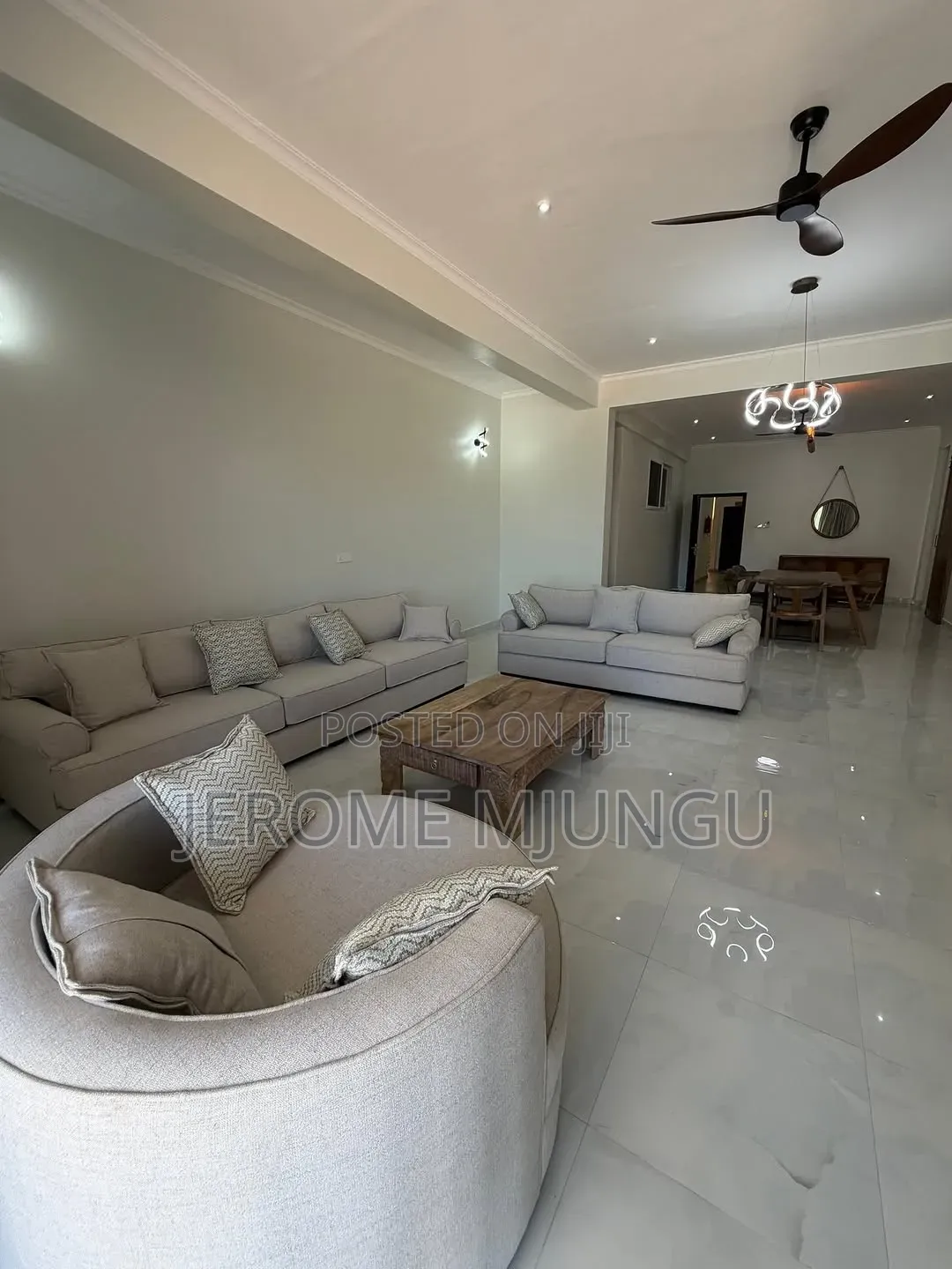 Furnished 3bdrm Apartment in Masaki for rent