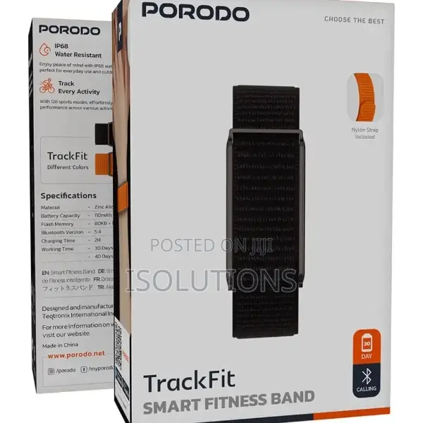 Porodo Trackfit Smart Fitness Band Fitness Tracker