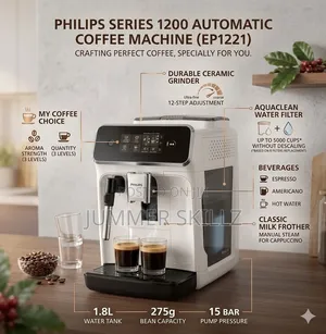 *Philips Automatic Coffee Machine Ep1221