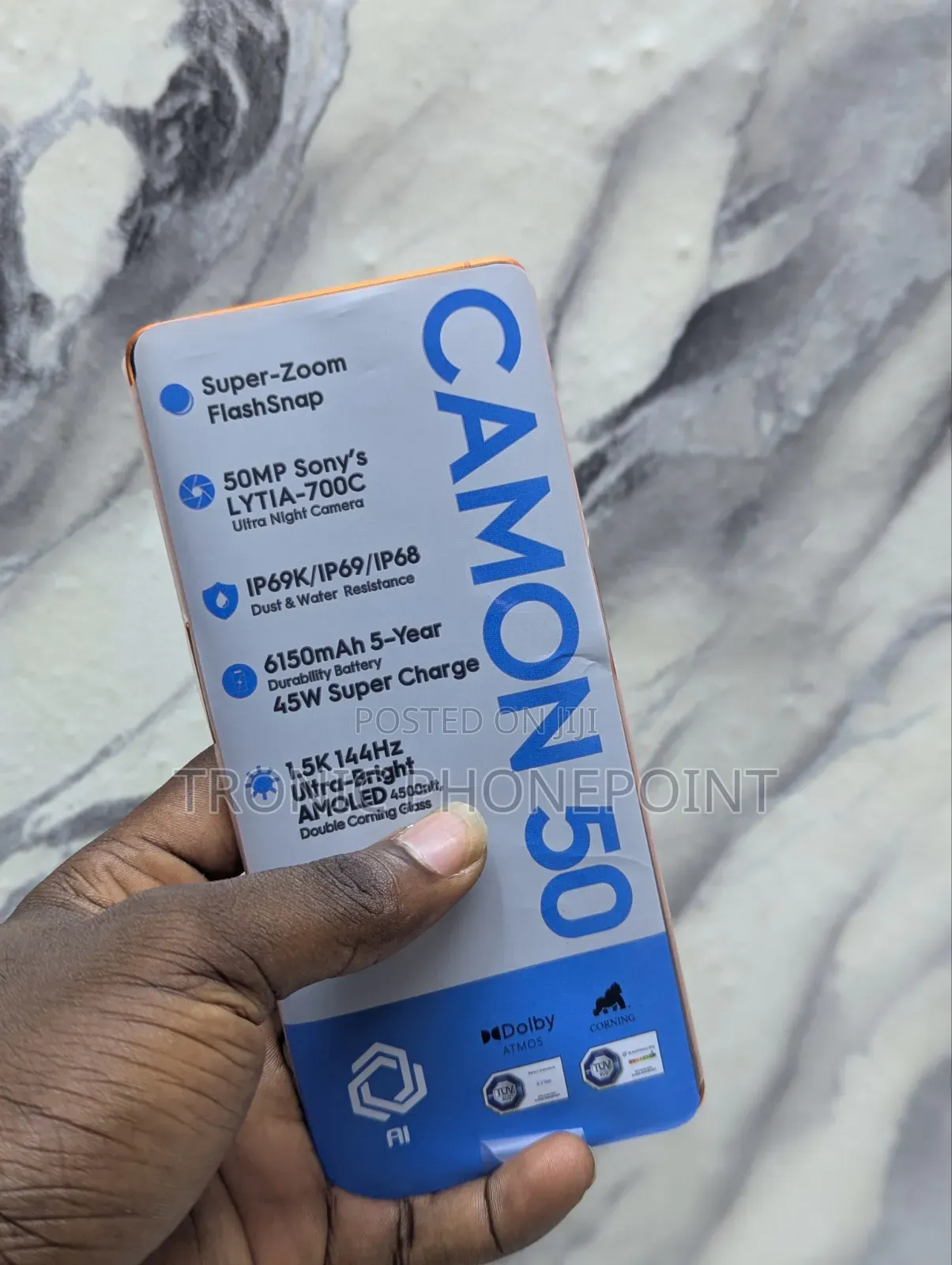 New Tecno Camon 50 Pro 256 GB