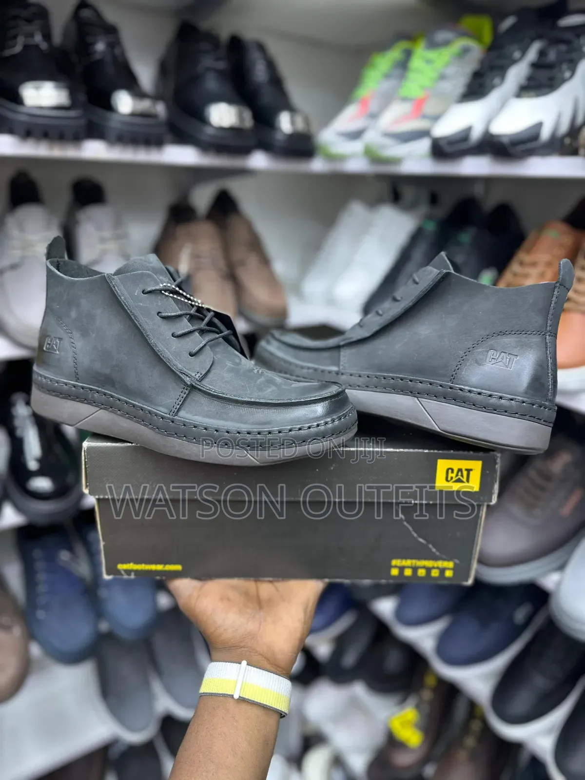 Men's Leather Shoes or Boots or Buti Za Caterpillar Original