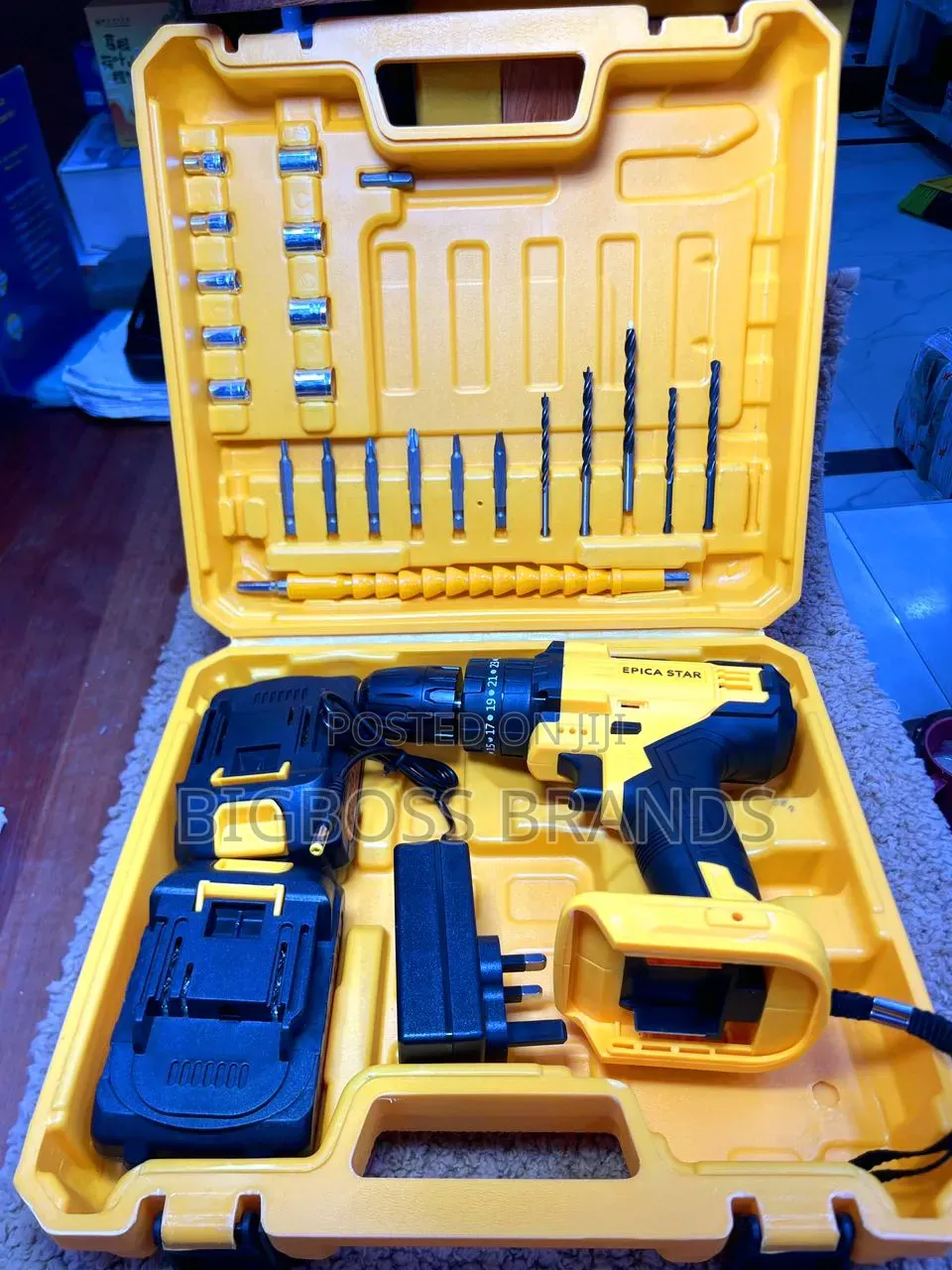 Epica Star Rechargeable Drill Set With 2 Batteries